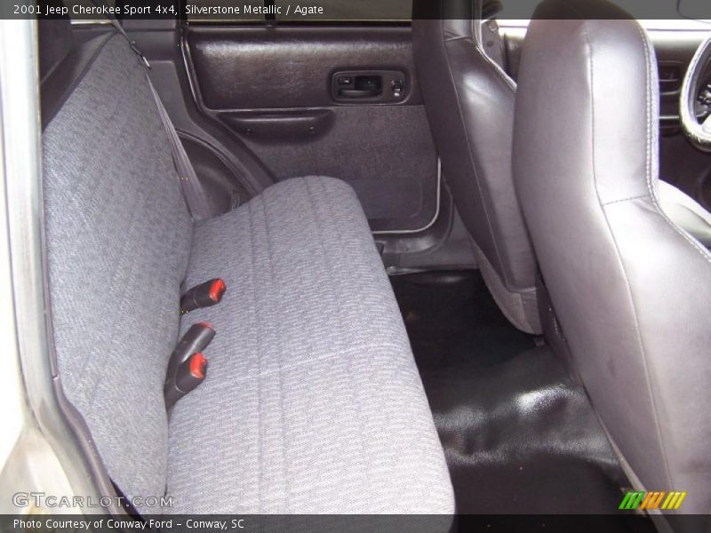 Silverstone Metallic / Agate 2001 Jeep Cherokee Sport 4x4