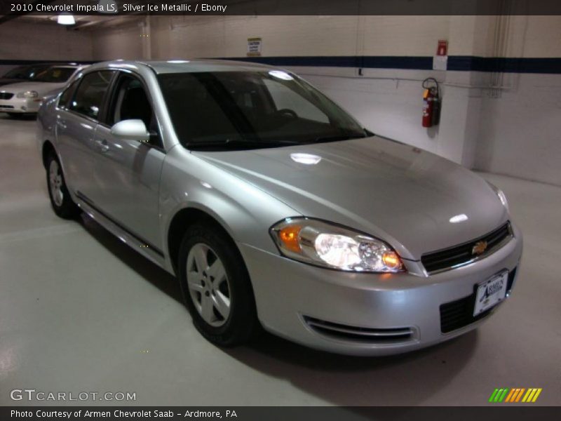 Silver Ice Metallic / Ebony 2010 Chevrolet Impala LS