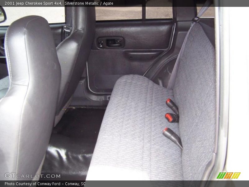 Silverstone Metallic / Agate 2001 Jeep Cherokee Sport 4x4