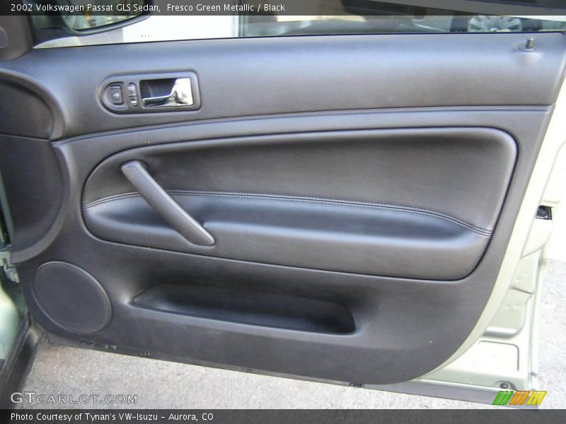 Fresco Green Metallic / Black 2002 Volkswagen Passat GLS Sedan