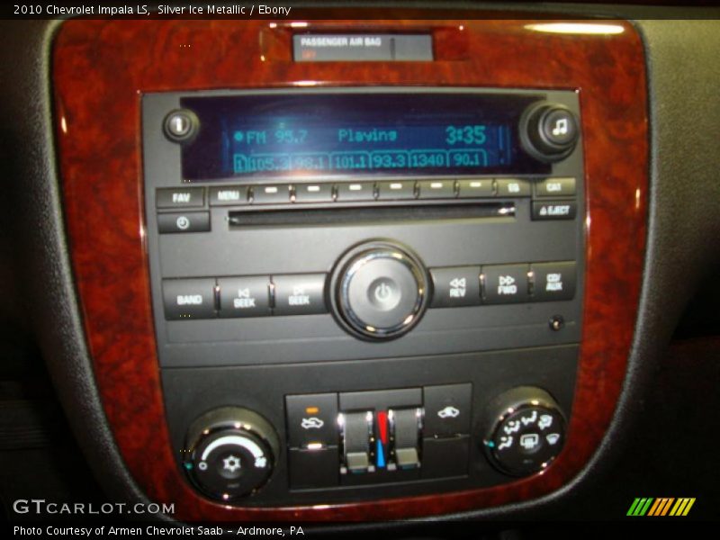 Silver Ice Metallic / Ebony 2010 Chevrolet Impala LS