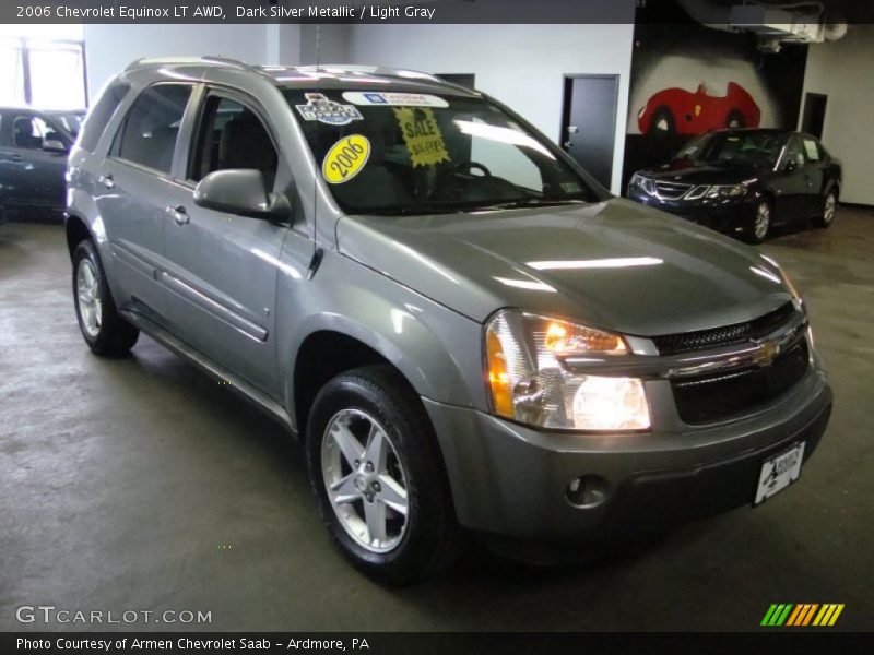 Dark Silver Metallic / Light Gray 2006 Chevrolet Equinox LT AWD