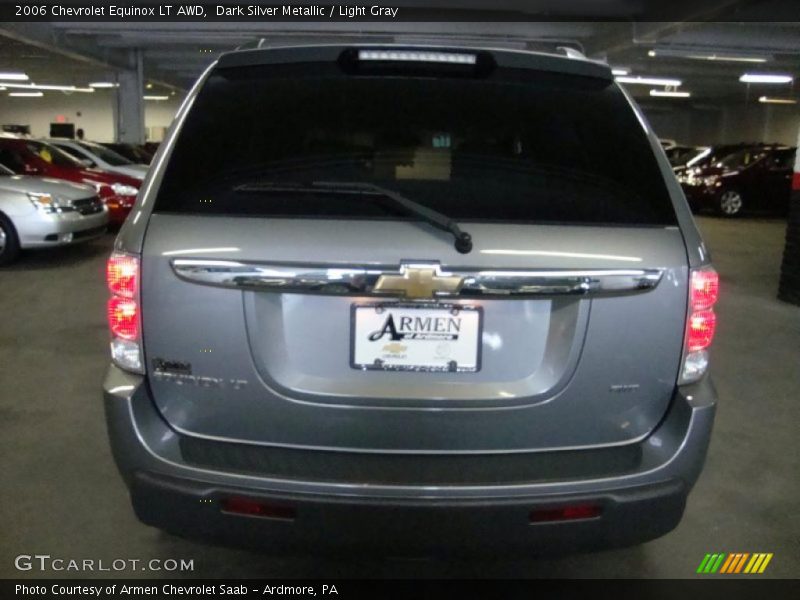 Dark Silver Metallic / Light Gray 2006 Chevrolet Equinox LT AWD