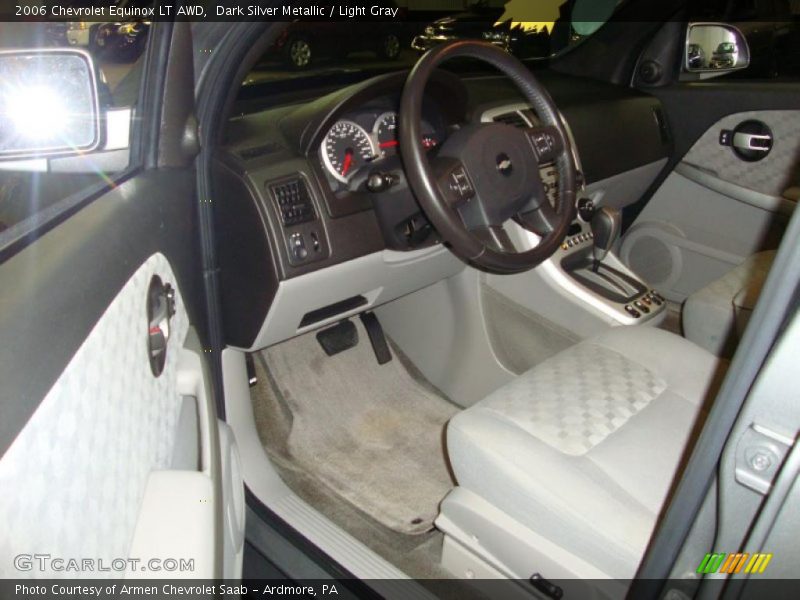 Dark Silver Metallic / Light Gray 2006 Chevrolet Equinox LT AWD