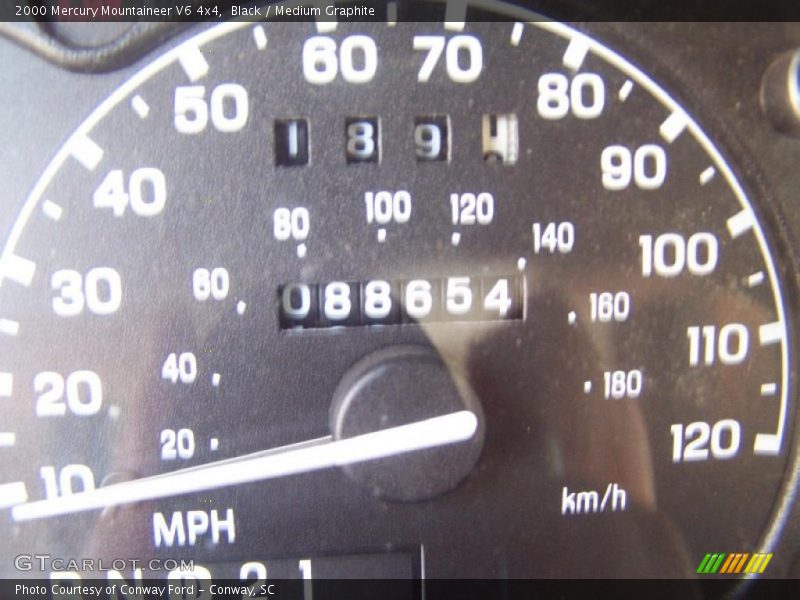 Black / Medium Graphite 2000 Mercury Mountaineer V6 4x4