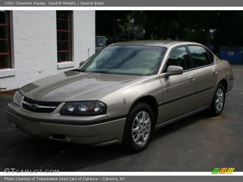 Sandrift Metallic / Neutral Beige 2003 Chevrolet Impala
