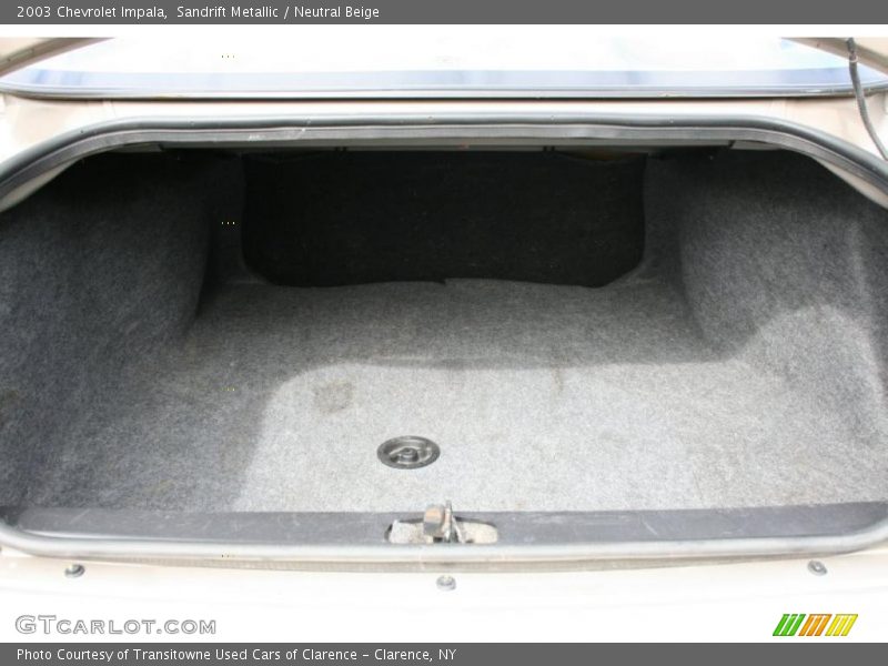 Sandrift Metallic / Neutral Beige 2003 Chevrolet Impala