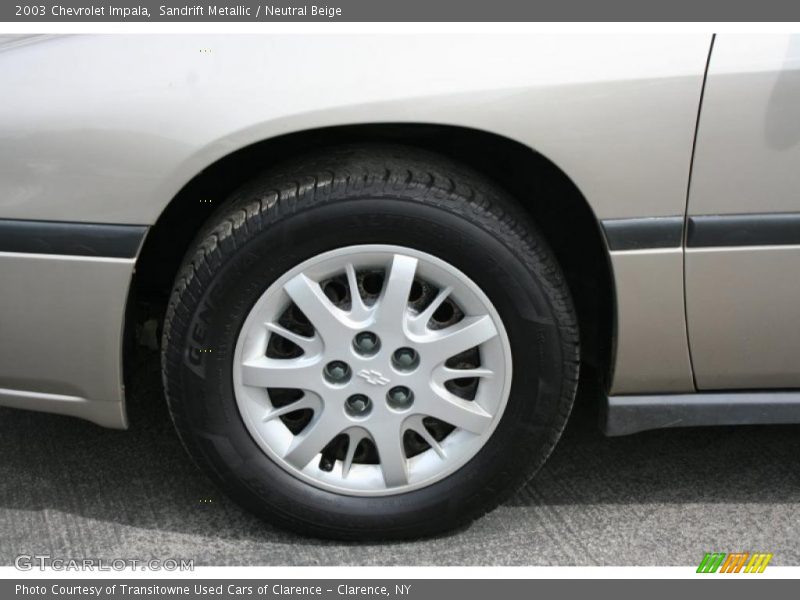 Sandrift Metallic / Neutral Beige 2003 Chevrolet Impala