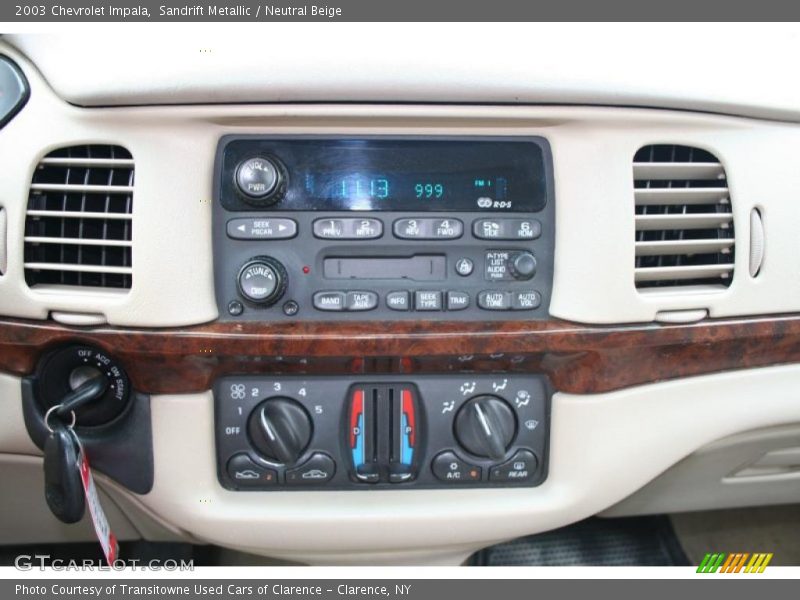 Sandrift Metallic / Neutral Beige 2003 Chevrolet Impala