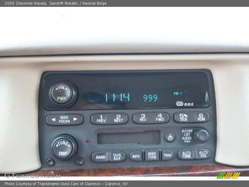 Sandrift Metallic / Neutral Beige 2003 Chevrolet Impala