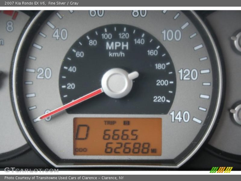 Fine Silver / Gray 2007 Kia Rondo EX V6