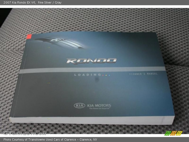 Fine Silver / Gray 2007 Kia Rondo EX V6