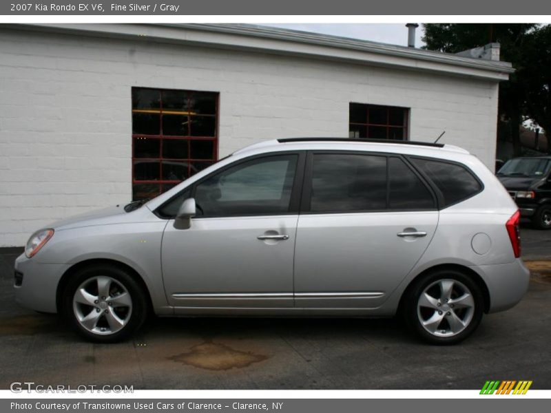 Fine Silver / Gray 2007 Kia Rondo EX V6