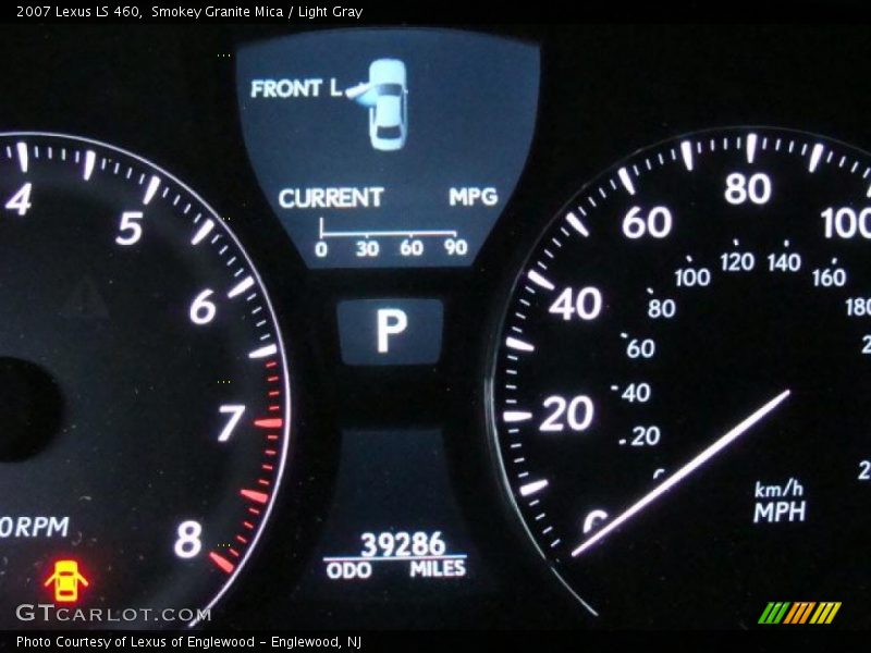 Smokey Granite Mica / Light Gray 2007 Lexus LS 460
