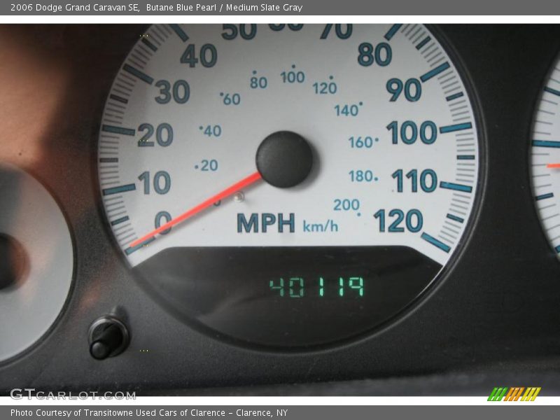 Butane Blue Pearl / Medium Slate Gray 2006 Dodge Grand Caravan SE