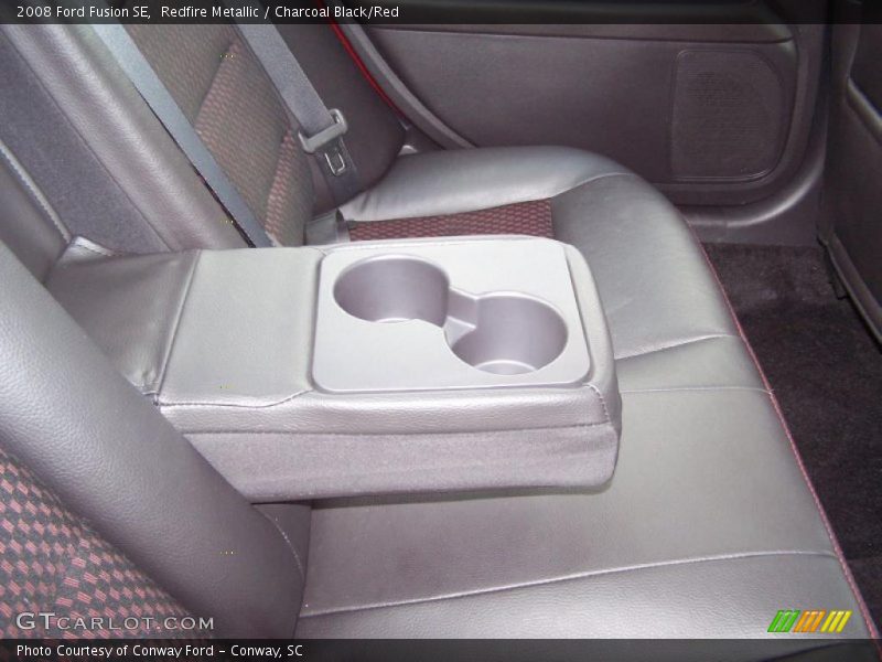 Redfire Metallic / Charcoal Black/Red 2008 Ford Fusion SE