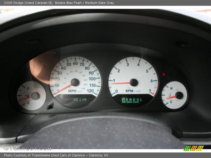 Butane Blue Pearl / Medium Slate Gray 2006 Dodge Grand Caravan SE