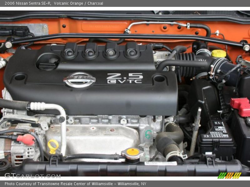 Volcanic Orange / Charcoal 2006 Nissan Sentra SE-R