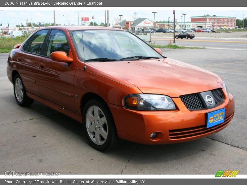Volcanic Orange / Charcoal 2006 Nissan Sentra SE-R