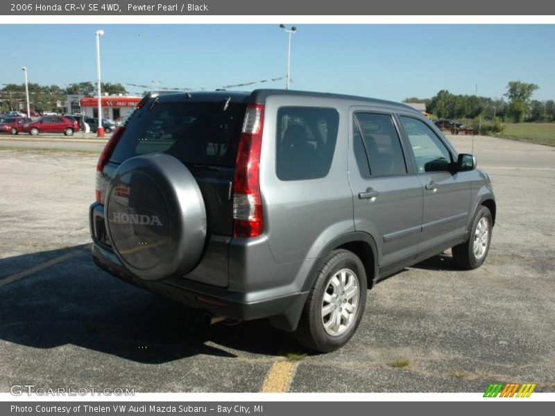 Pewter Pearl / Black 2006 Honda CR-V SE 4WD
