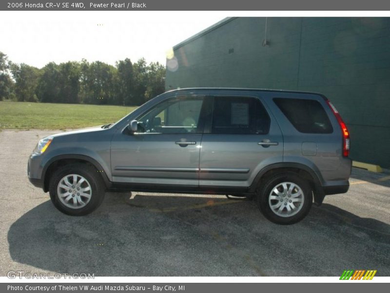 Pewter Pearl / Black 2006 Honda CR-V SE 4WD