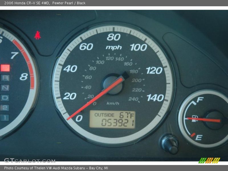 Pewter Pearl / Black 2006 Honda CR-V SE 4WD