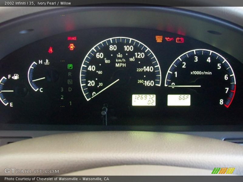 Ivory Pearl / Willow 2002 Infiniti I 35