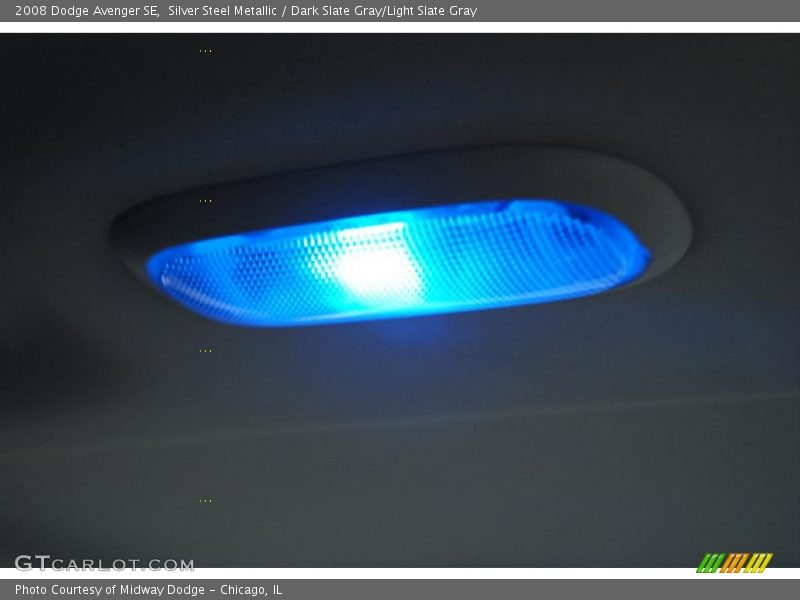 Silver Steel Metallic / Dark Slate Gray/Light Slate Gray 2008 Dodge Avenger SE