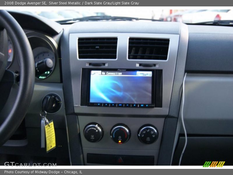 Silver Steel Metallic / Dark Slate Gray/Light Slate Gray 2008 Dodge Avenger SE