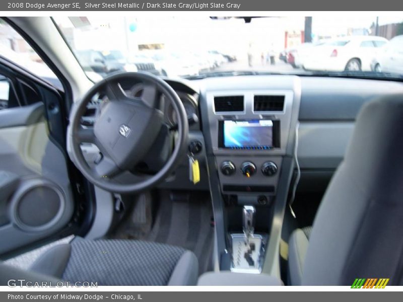 Silver Steel Metallic / Dark Slate Gray/Light Slate Gray 2008 Dodge Avenger SE
