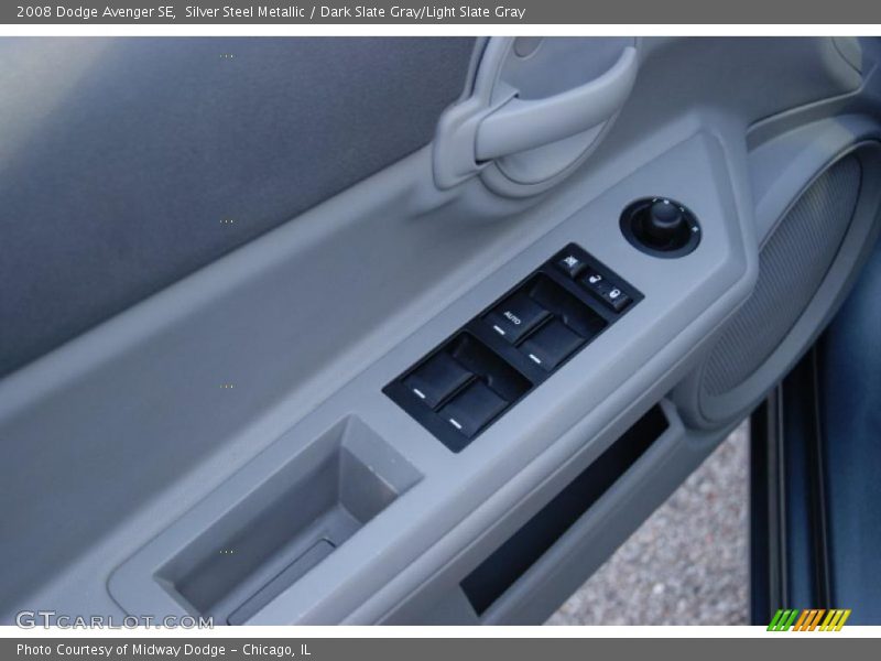 Silver Steel Metallic / Dark Slate Gray/Light Slate Gray 2008 Dodge Avenger SE
