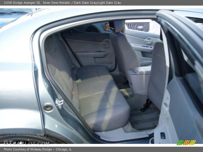 Silver Steel Metallic / Dark Slate Gray/Light Slate Gray 2008 Dodge Avenger SE