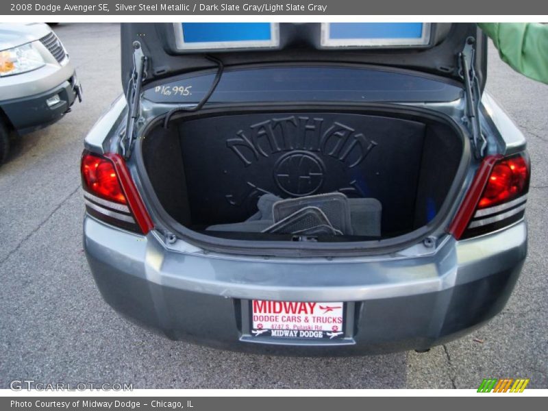Silver Steel Metallic / Dark Slate Gray/Light Slate Gray 2008 Dodge Avenger SE