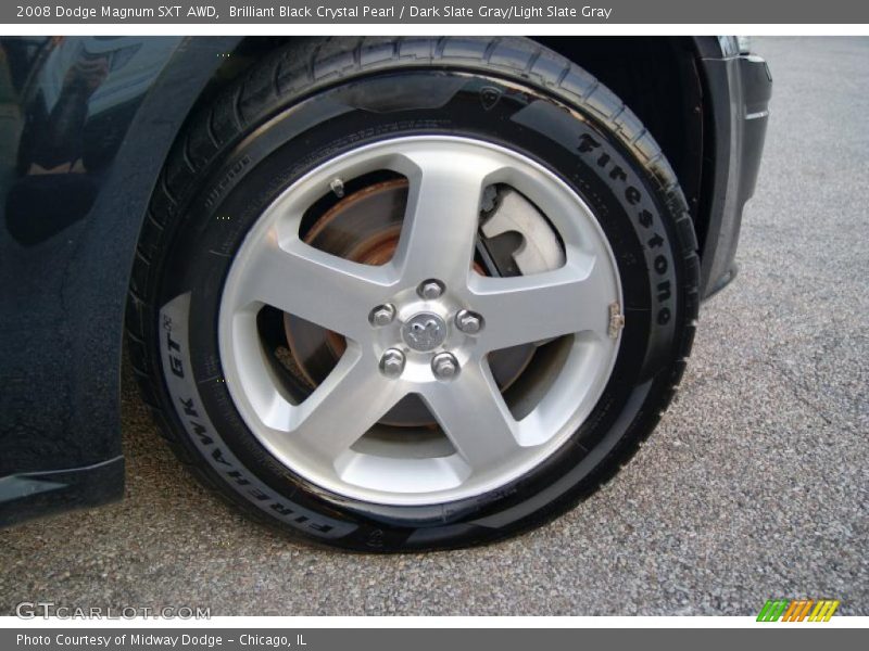 Brilliant Black Crystal Pearl / Dark Slate Gray/Light Slate Gray 2008 Dodge Magnum SXT AWD