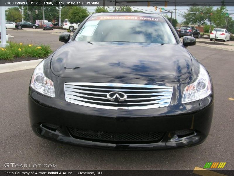 Black Obsidian / Graphite 2008 Infiniti G 35 x S Sedan