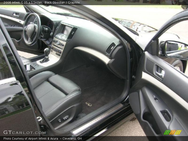Black Obsidian / Graphite 2008 Infiniti G 35 x S Sedan