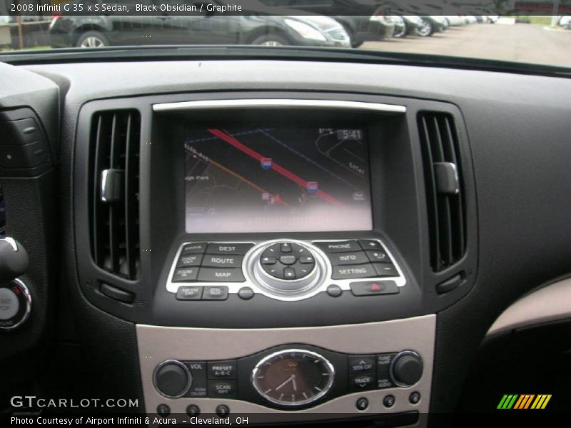 Black Obsidian / Graphite 2008 Infiniti G 35 x S Sedan