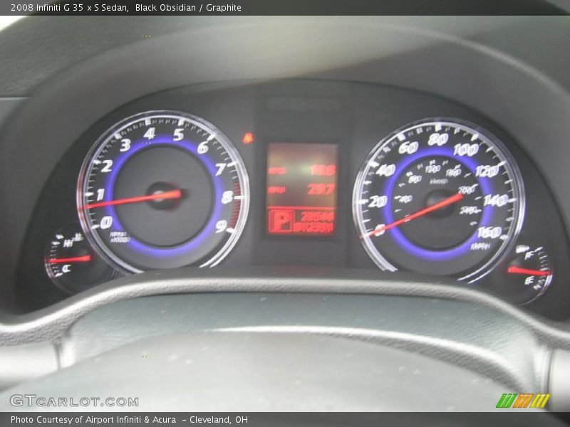 Black Obsidian / Graphite 2008 Infiniti G 35 x S Sedan