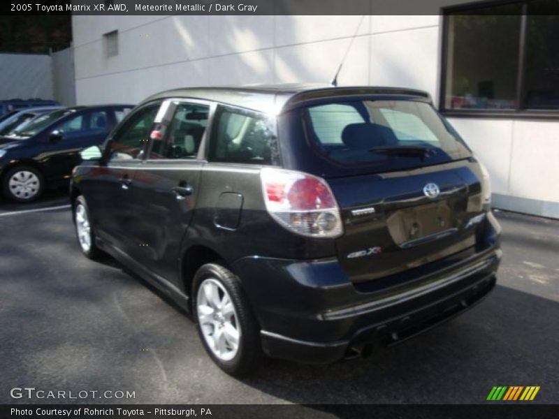 Meteorite Metallic / Dark Gray 2005 Toyota Matrix XR AWD