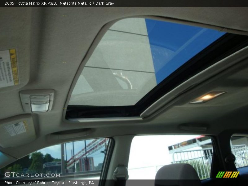 Meteorite Metallic / Dark Gray 2005 Toyota Matrix XR AWD