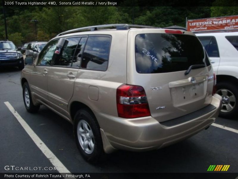 Sonora Gold Metallic / Ivory Beige 2006 Toyota Highlander 4WD