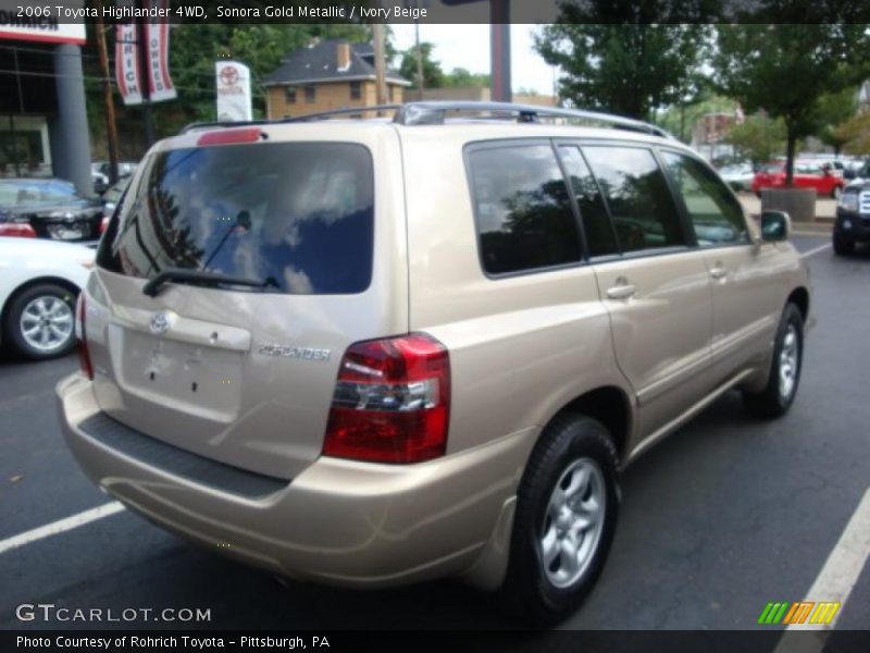 Sonora Gold Metallic / Ivory Beige 2006 Toyota Highlander 4WD
