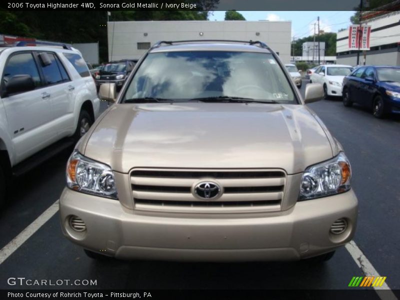 Sonora Gold Metallic / Ivory Beige 2006 Toyota Highlander 4WD