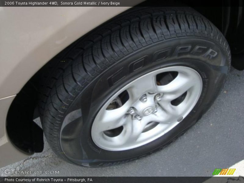 Sonora Gold Metallic / Ivory Beige 2006 Toyota Highlander 4WD