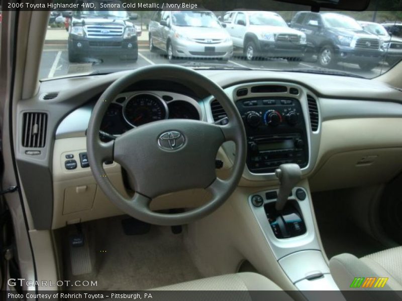 Sonora Gold Metallic / Ivory Beige 2006 Toyota Highlander 4WD
