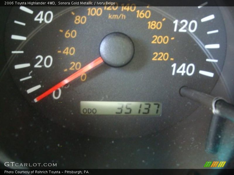 Sonora Gold Metallic / Ivory Beige 2006 Toyota Highlander 4WD