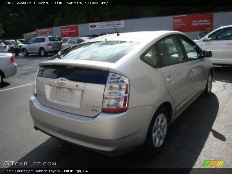 Classic Silver Metallic / Dark Gray 2007 Toyota Prius Hybrid