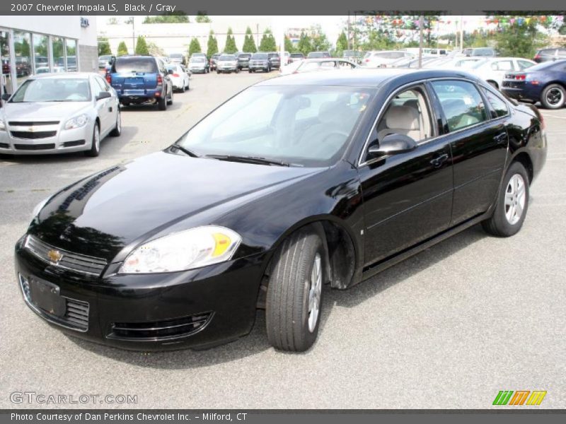 Black / Gray 2007 Chevrolet Impala LS