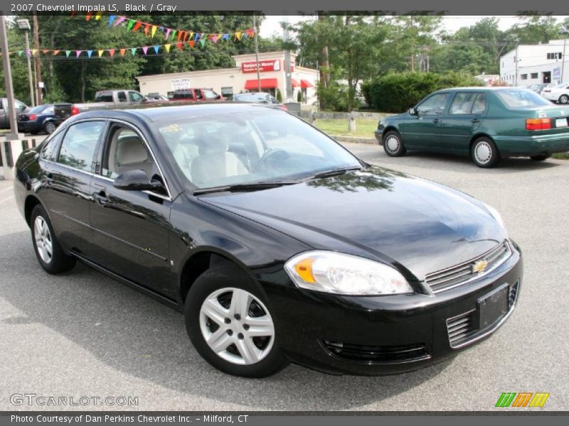 Black / Gray 2007 Chevrolet Impala LS