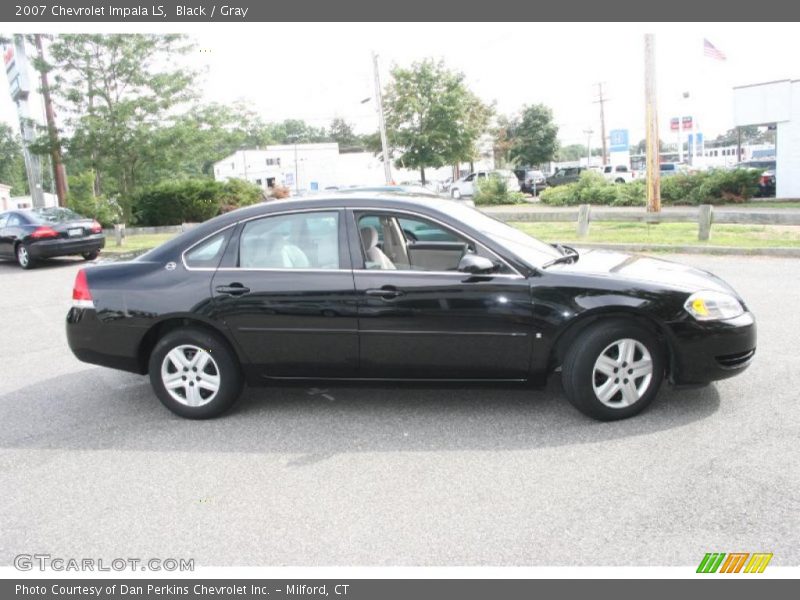 Black / Gray 2007 Chevrolet Impala LS